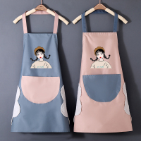 围裙家用厨房防水防油可擦手工作服男日系可爱韩版女时尚做饭围腰
