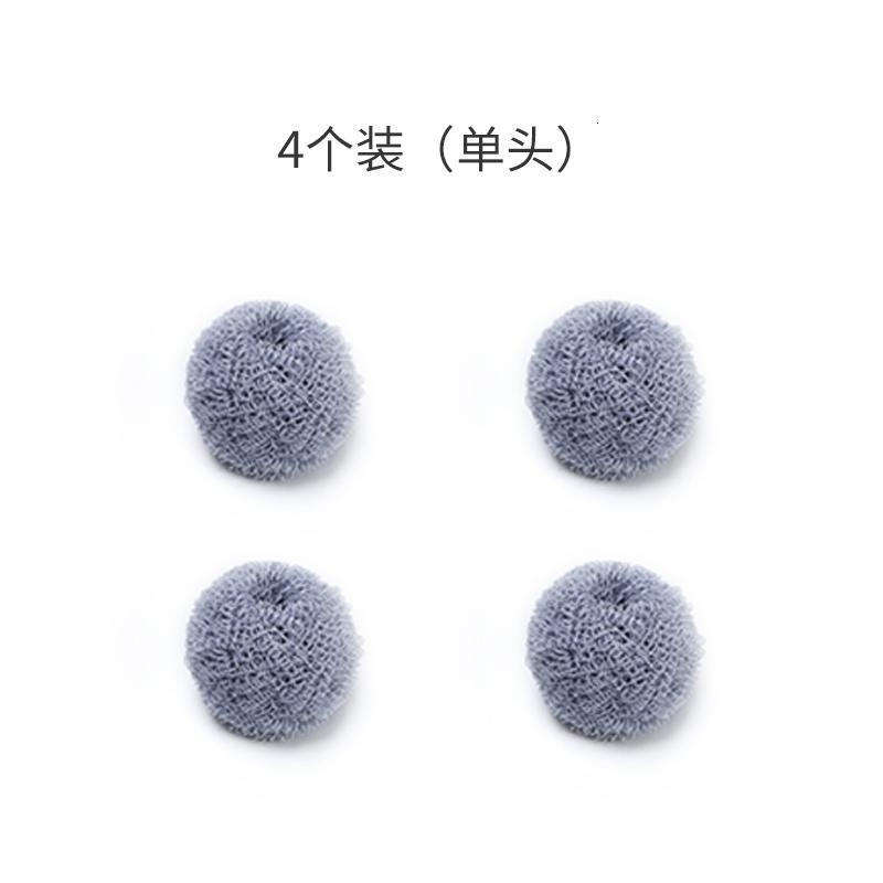 厨房用刷钢丝球家用洗锅刷清洁球不丝球刷带柄洗碗不伤锅纳米球
