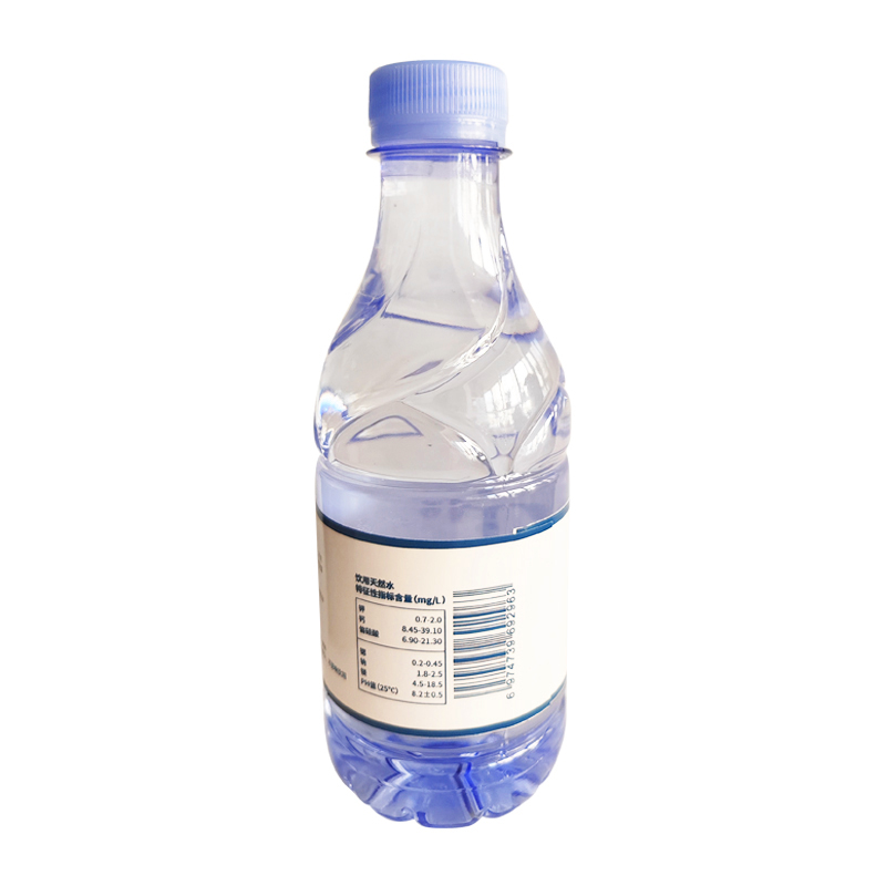 1+T 饮用天然山泉水 350ml*24瓶/箱高清大图