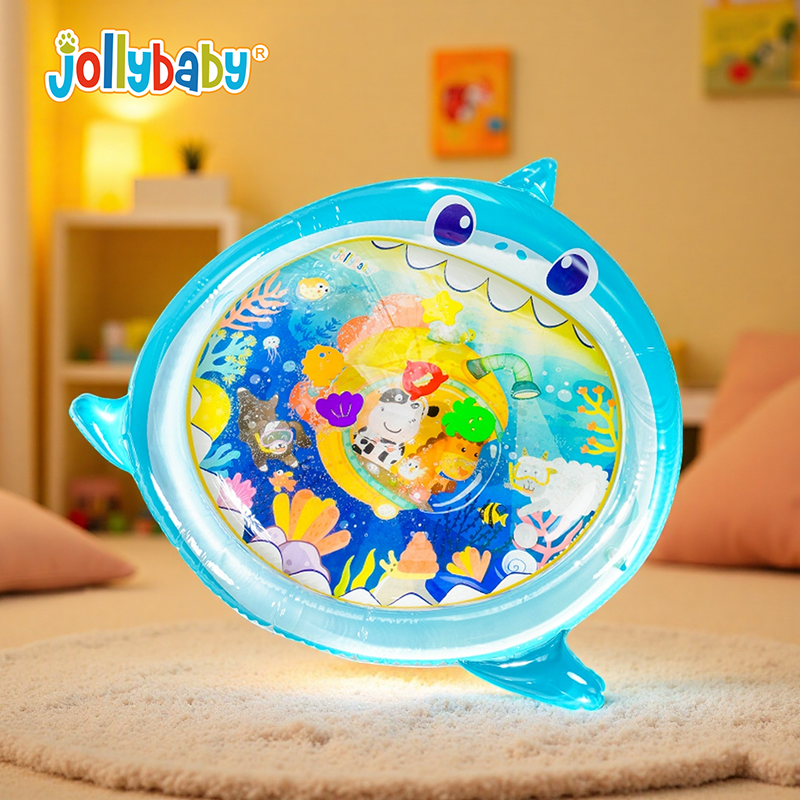 jollybaby拍拍水垫婴儿学爬神器爬行引导0-1岁宝夏季玩水玩具1663高清大图