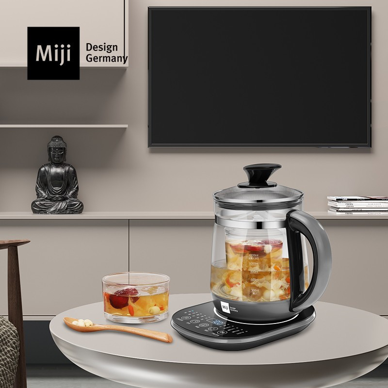 米技 HP-05 养生壶 智能 煮茶壶家用1.5L 恒温玻璃电热水壶高清大图