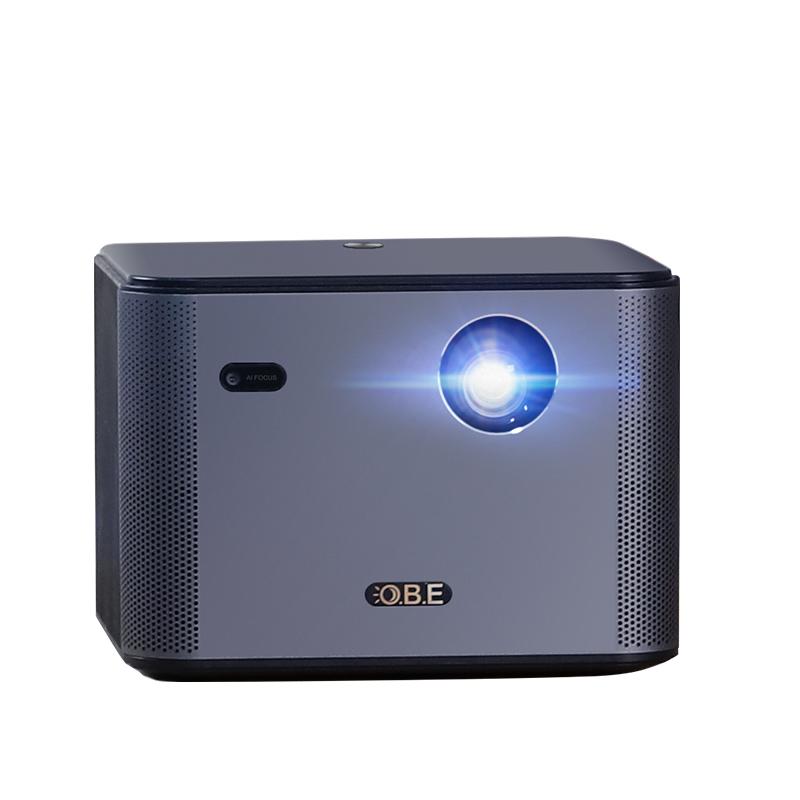 OBE大眼橙X7Pro投影仪 家用投影机 1080P家庭影院 高亮1400ANSI 兼容4K手机便携无线WIFI投屏电视(自动梯形矫正 全局自动对焦)