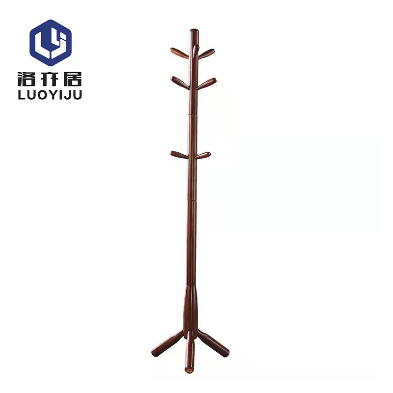 实木衣帽架 衣服架LYJ-YJ36/个高清大图