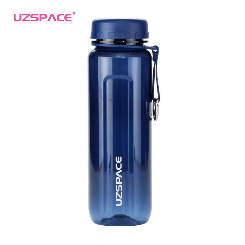 优之(UZSPACE)塑料杯 男女士学生夏天运动健身随手杯户外旅行便携水壶防摔漏带茶隔喝水杯