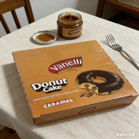 老亚牌Vanelli焦糖巧克力夹心甜甜圈蛋糕
