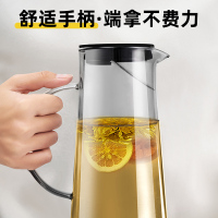 JEKO&JEKO 夏季冰箱冷水壶凉水杯玻璃耐高温家用柠檬凉茶储水泡茶壶大容量套装