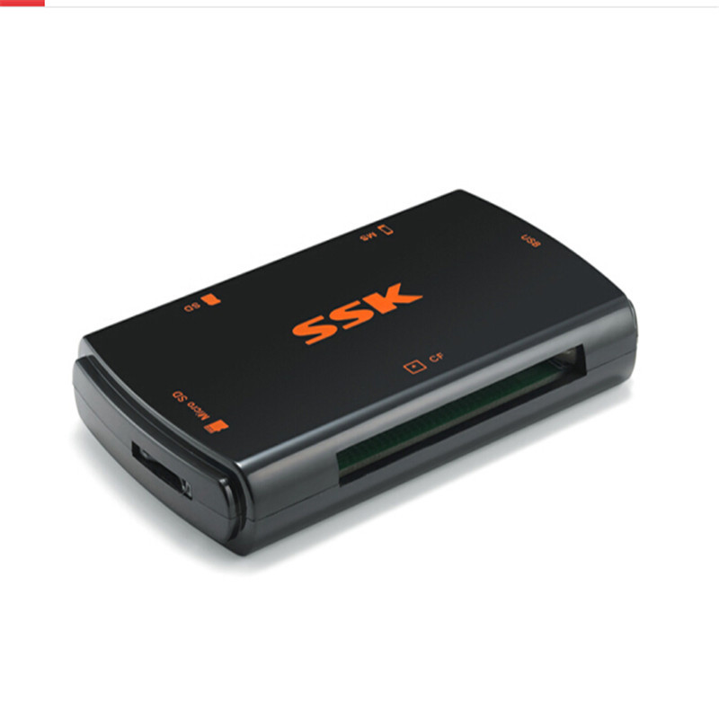 飚王(SSK)SCRM059多功能合一读卡器 USB3.0高速读写 支持TF/SD/CF/MS手机卡相机卡