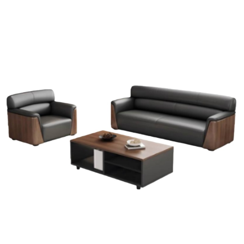 烁恒沙发三人位+双人位+单人+茶几套高清大图