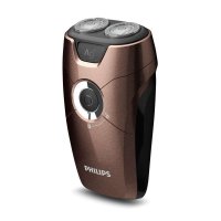 飞利浦（PHILIPS）电动剃须刀 S210/12 免充电便携式刮胡刀双刀头无水洗干电池式