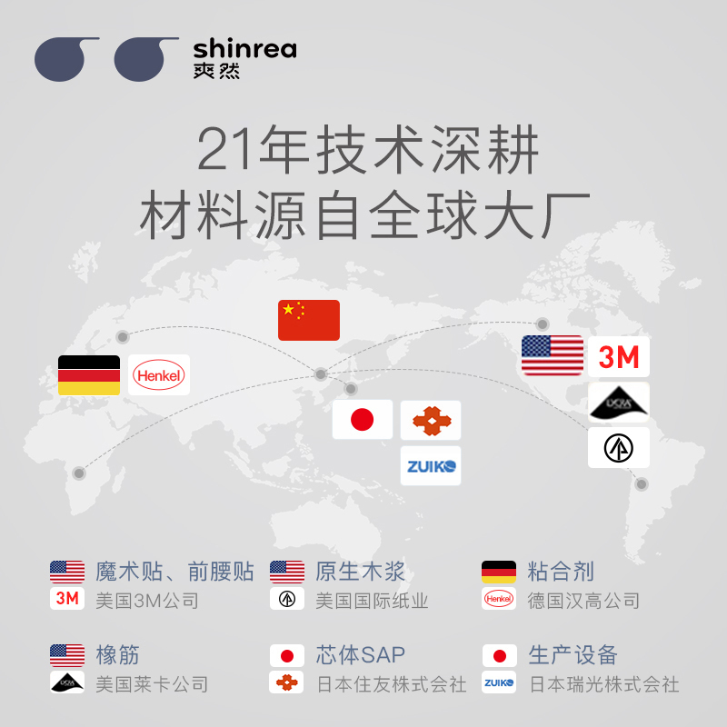 [清仓]爽然(shinrea)S4女宝大吸量纸尿裤/尿不湿 S78片(0kg-6kg)(国产)