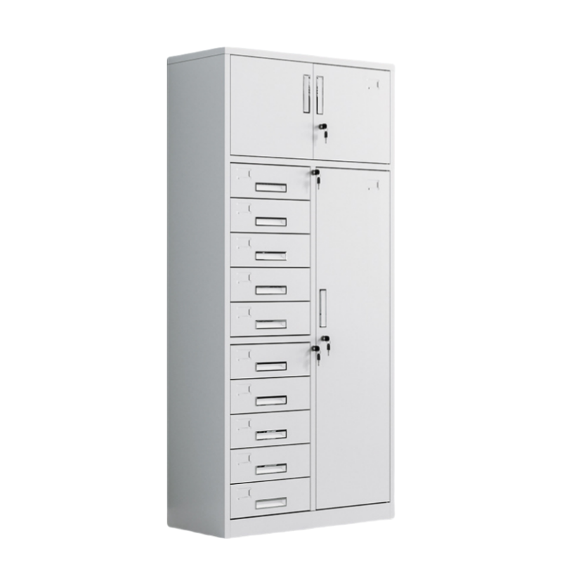 荺炬钢制多斗柜三门十斗个高清大图