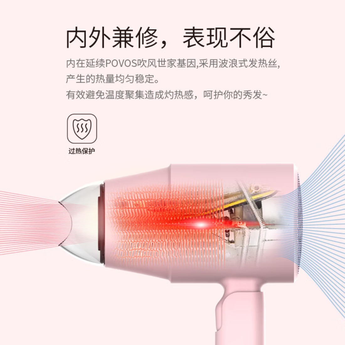 奔腾(POVOS)电吹风机 PH1920高清大图