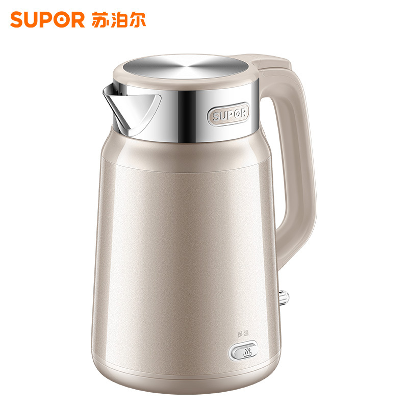 苏泊尔(SUPOR)2升大容量 电热水壶开水壶电水壶 家用智能多功能恒温保温双层防烫316L不锈钢 SW-20J101P高清大图