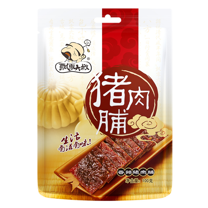 飘零大叔精制香辣猪肉脯100g