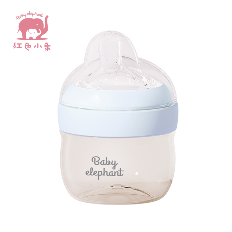 红色小象PPSU宽口径奶瓶（蓝）90ml