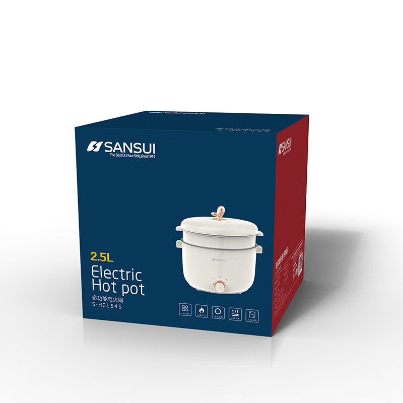山水(SANSUI) S-HG1545多功能电火锅料理锅电热锅高清大图