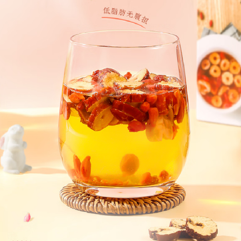 老金磨坊 黑芝麻丸桂枣枸杞养生茶组合礼袋装 270g