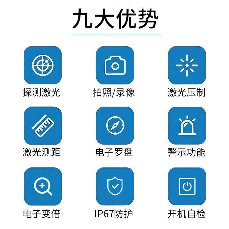 Lcantu徕佳图CS1000 双目反侦察仪 红外侦察反制一体机 反红外探测仪高清大图