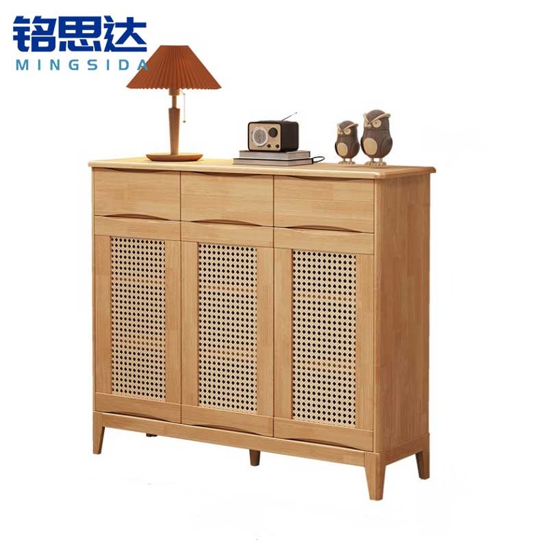 铭思达鞋柜三门117*36*102cm个高清大图