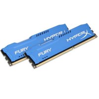 金士顿(Kingston) 骇客神条 Fury系列 DDR3 1600 16GB(8GBx2)台式机内存条蓝色