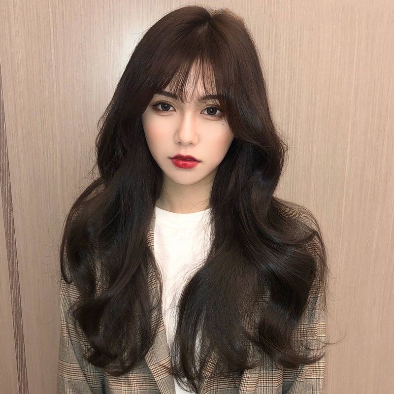 假发套女全头逼真全头套假头发卷发cosplay汉服长发lolita全套头 深