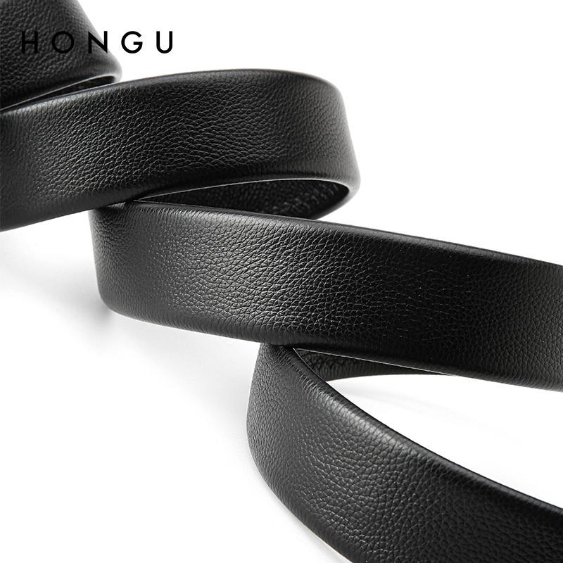 红谷皮带男商务休闲头层牛皮腰带自动扣青年裤带正装裤腰带潮牌