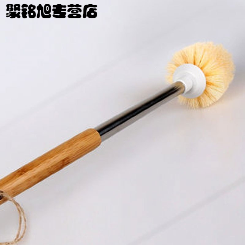 隐藏式长柄马桶刷套装马桶刷子软毛厕所刷卫生间创意洁厕刷简约现代卫生间五金/挂件 马桶刷/马桶杯