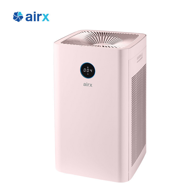 airx 空气净化器 A8智能家用款 颗粒物CADR800立方米每时 除甲醛花粉柳絮过敏源 卧室除二手烟雾霾 粉色机