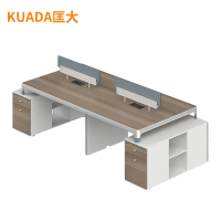 匡大办公桌四人位职员桌屏风桌2.4米 KDT263 2400W*1200D*750H