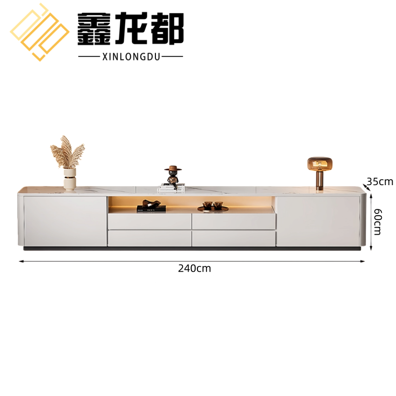 鑫龙都电视柜1.7米个高清大图