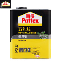 汉高百得(Pattex)胶水强力胶 万能胶粘结剂水木工手工胶 粘木头塑料橡胶金属皮革胶水PXU2L 2L装