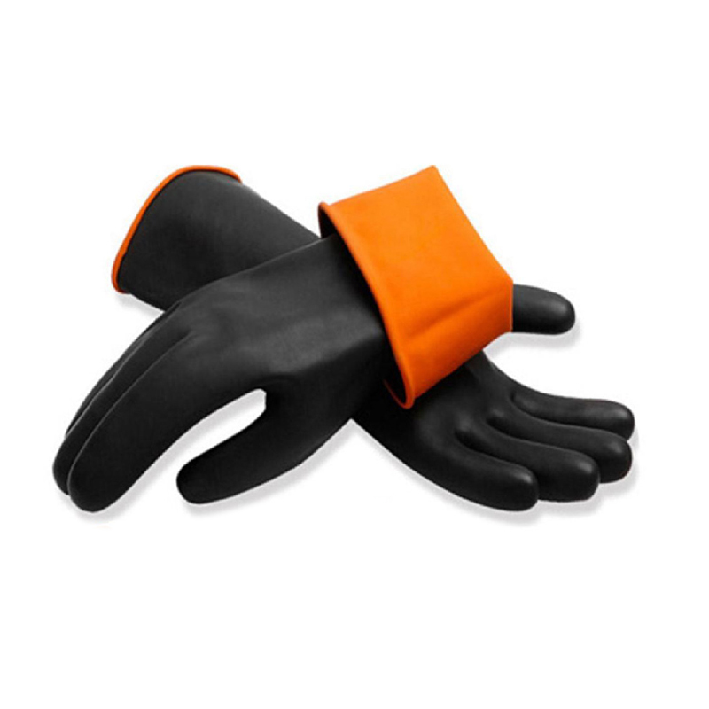 铂识 黑色工业乳胶手套 长35cm 副高清大图