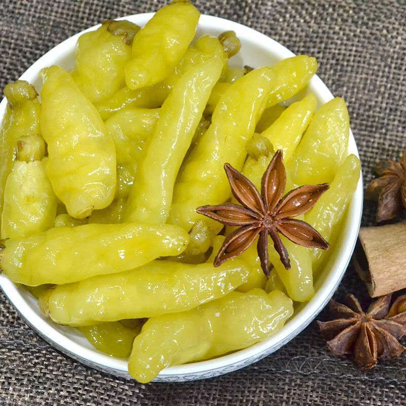 白小米椒1000g【2袋】|云南特产小米辣泡椒野山椒超特辣小米椒剁椒