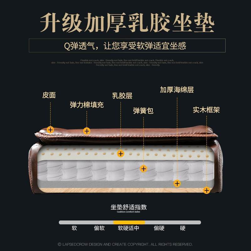 域赢老板椅舒适久坐办公椅可躺按摩大班椅家用电脑椅子书房椅商务座椅黑色环保PU皮