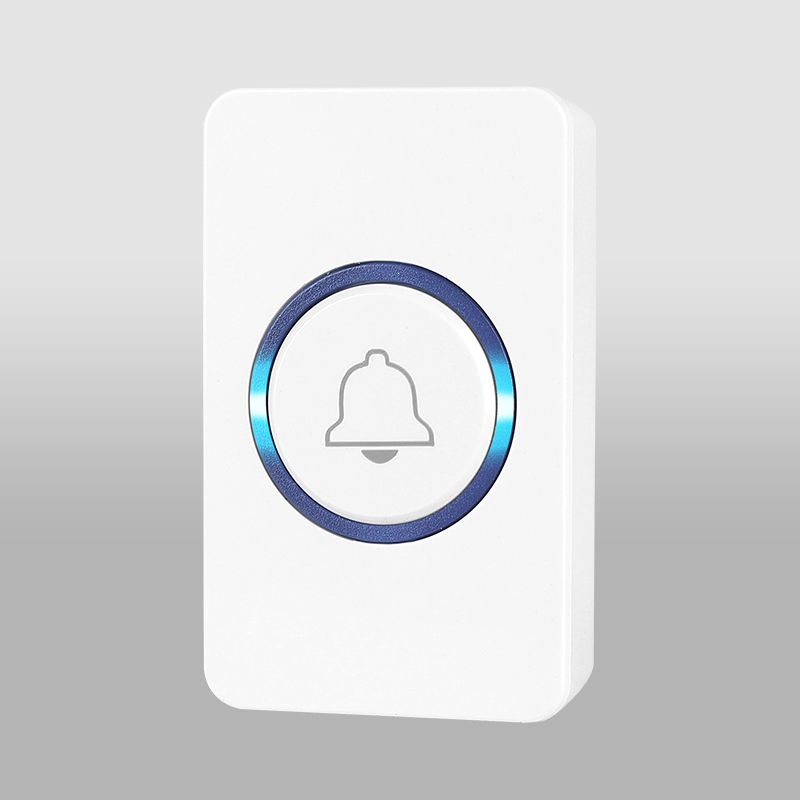 门铃无线家用门铃电子遥控超远距离老人紧急呼叫器不用电一拖一二智能