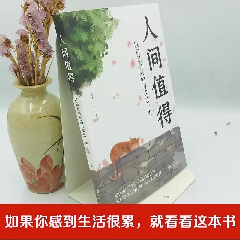 [5册]人间值得+人间失格+不抱怨+生活+感悟人生 [正版]抖音同款人间值得励志学书籍 初高中生人生正能量青春成长以自己高清大图