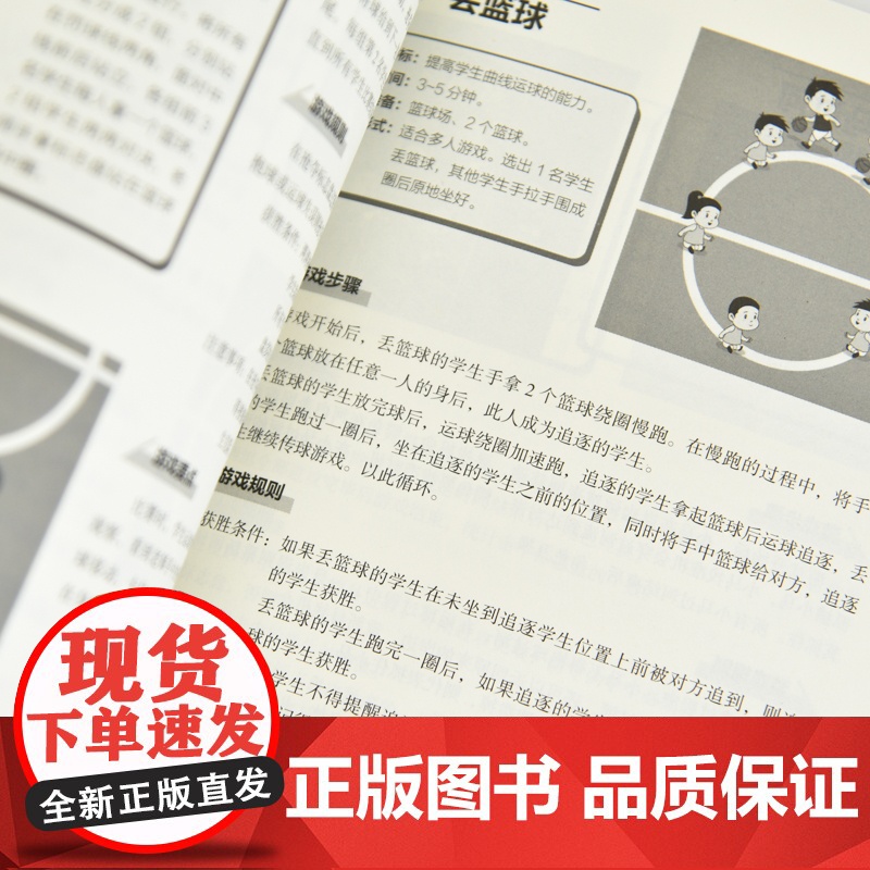 图解少儿篮球训练游戏高清大图