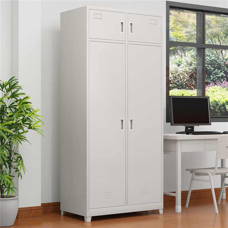 富路达士官内务柜铁皮柜物品储物柜宿舍双门士兵内务更衣柜高清大图