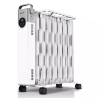 先锋取暖器家用电油汀速热电暖器卧室节能烘衣 触控+遥控/白银色DYT-SS6R