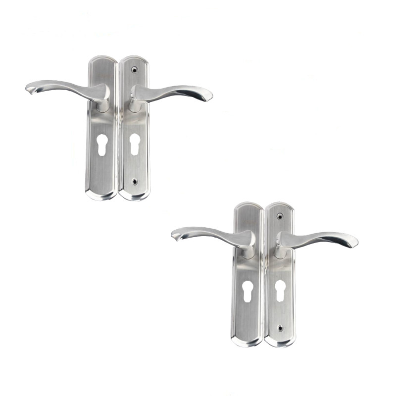 易安迪 不锈钢门锁 配小50锁体125mm 二舌 套高清大图