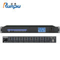 润普Runpu RP-ZK08音视频会议电源时序器8路带232串口级联面板单通道RP-ZK08