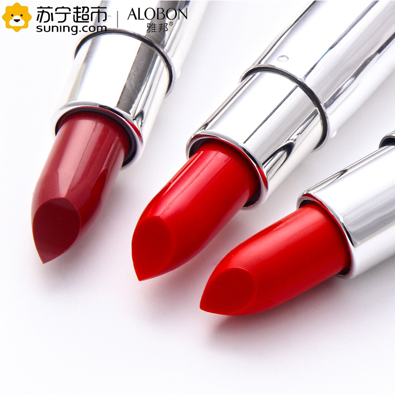雅邦（ALOBON）晶润魅惑黑管口红3.8g（不易脱色不易沾杯 保湿滋润 310芭比粉红 珠光）