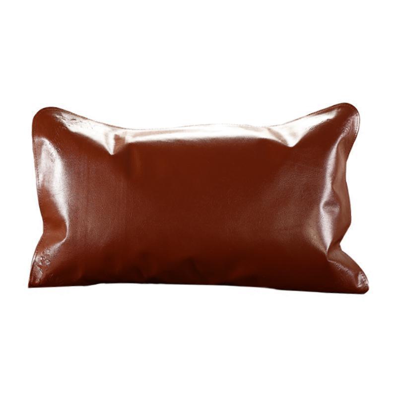 家柏饰(CORATED)头层水牛皮枕头套 凉席枕套 枕席单人双人高清大图