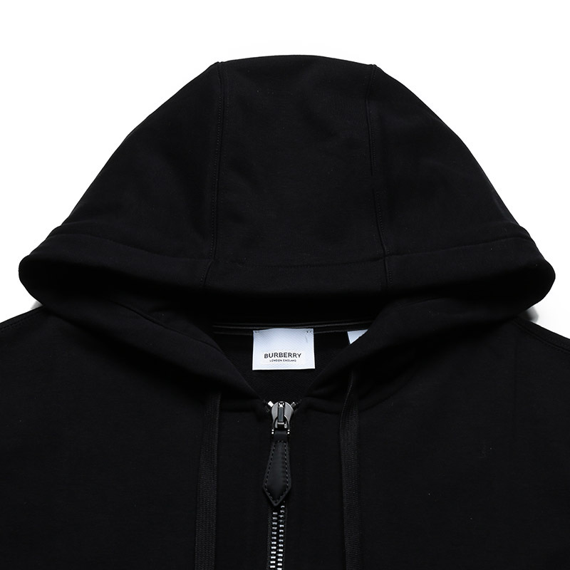 博柏利巴宝莉burberry男款棉质连帽拉链卫衣开衫运动衫外套80482601