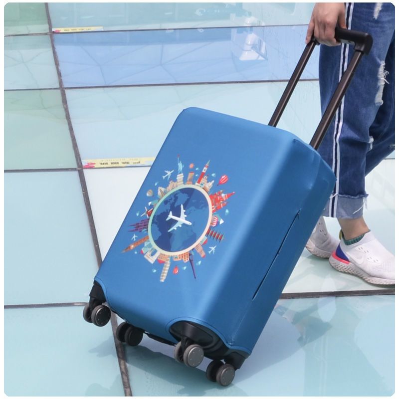 箱套行李箱保护套弹力加厚耐磨防水旅行箱套弹力箱套适用 环球旅行 s