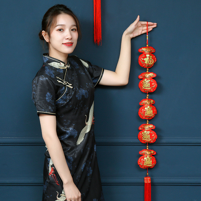 牛年春节装饰挂件 单只(五福系列)
