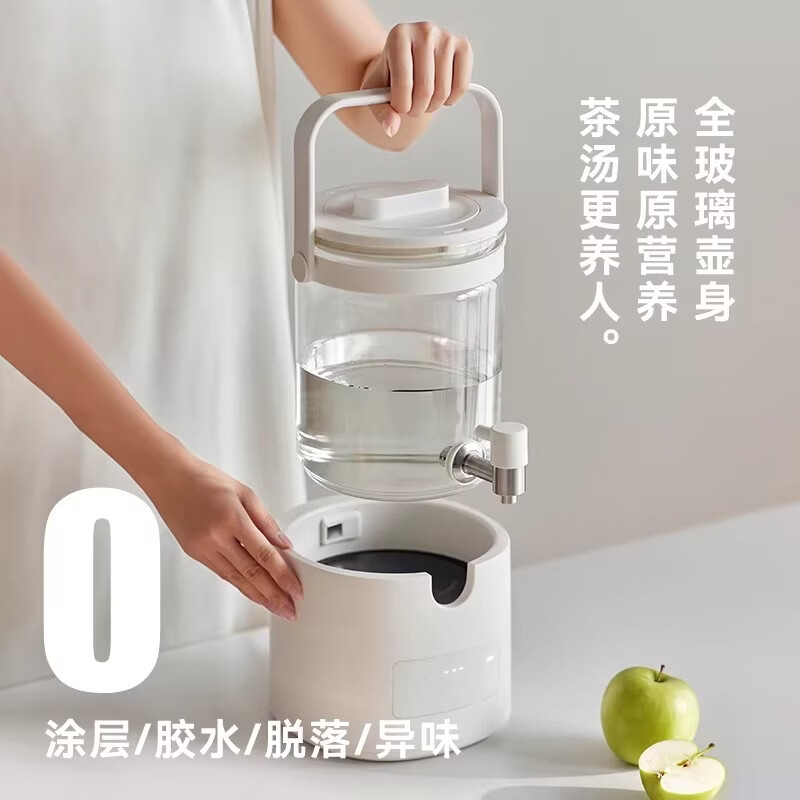 OLAYKS立时新款全玻璃电水壶2.8L底盘加热1000W健康无涂层设计高清大图