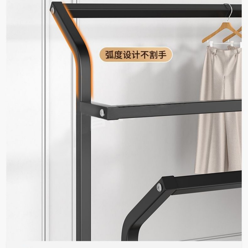 攸形 家用落地晾衣架高清大图