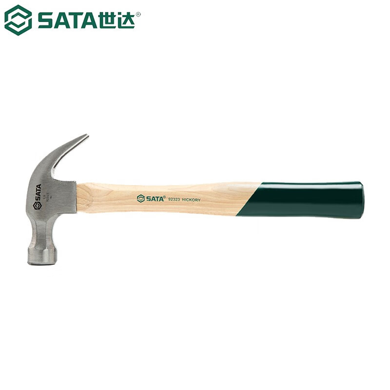 世达(SATA)装修木柄羊角锤子取钉器榔头 木柄羊角锤0.5磅 92321