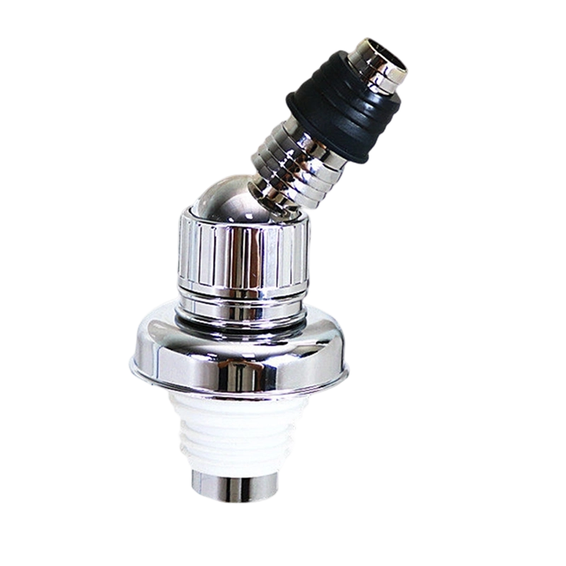 LONMATE 地漏接头电镀万向直通SL496 一个高清大图